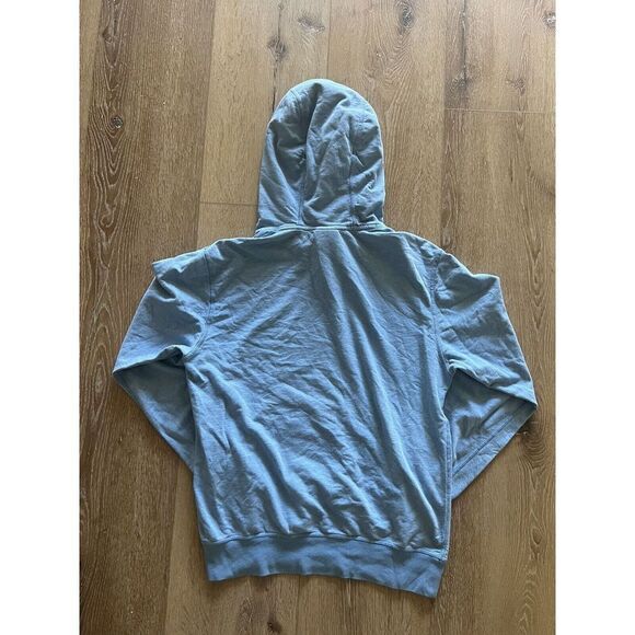 Patagonia Men's Blue Geodesic Flying Fish Lightweight Pullover Size Small Hoodie - Picture 2 of 4
